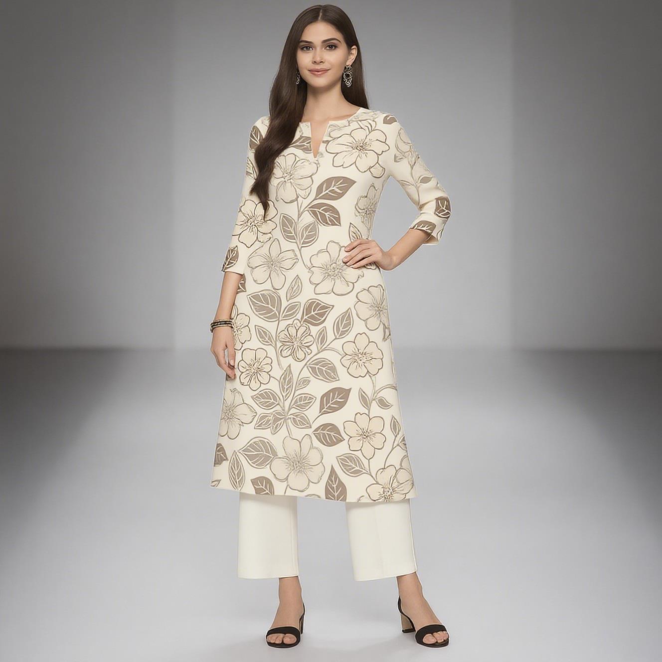 فستان كاجوال للسيدات المسلمات  - مراجعة Ethnic Fashion Kurtis وسعره