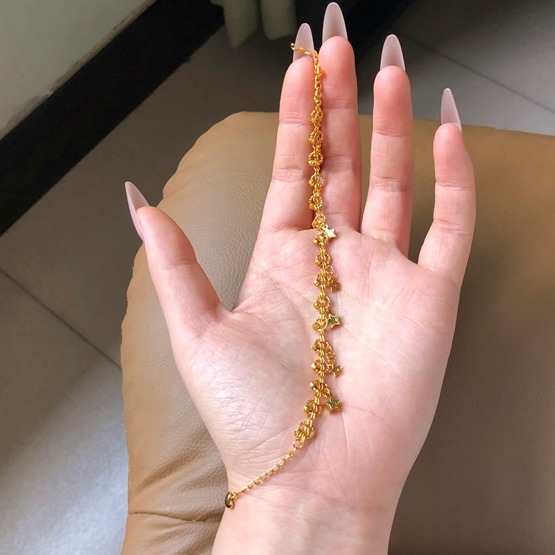 سوار ذهبي نسائي عيار 24 قيراط  - مراجعة Ethnic Fashion Store وسعره