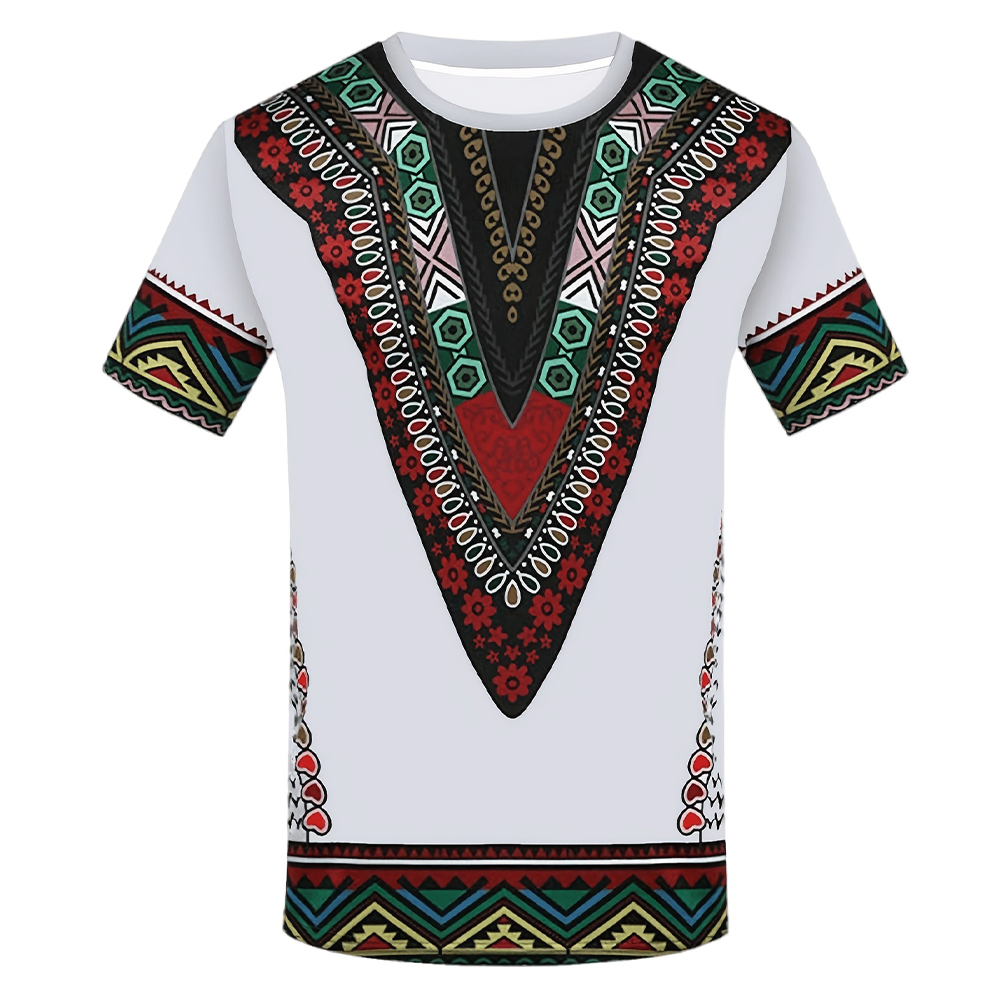 قميص رجالي أفريقي بطبعة داشيكي - مراجعة Dashiki Shirt Men وسعره