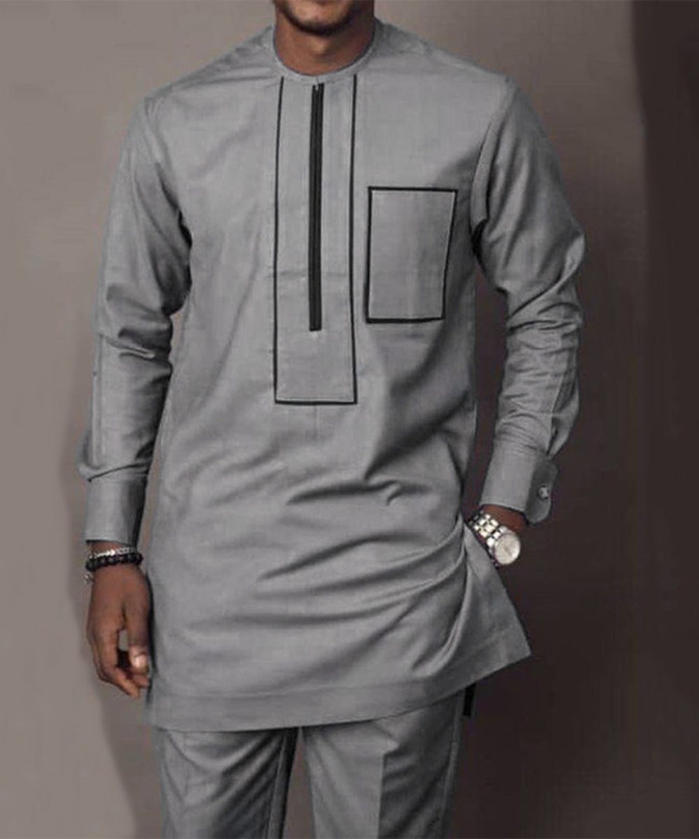 بدلة أفريقيا بأكمام طويلة للرج - مراجعة Dashiki Shirt Men وسعره