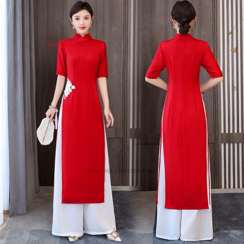 فستان أوداي فيتنامي 2026 مع تط - مراجعة Ao Dai Vietnam Dress وسعره
