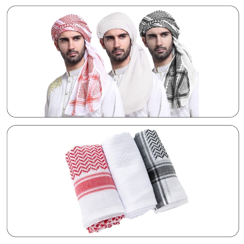 وشاح شماغ واقي من الشمس العرقي - مراجعة Ethnic Fashion Men وسعره