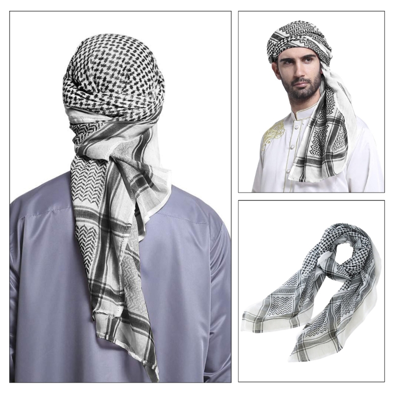 وشاح شماغ واقي من الشمس العرقي - مراجعة Ethnic Fashion Men وسعره