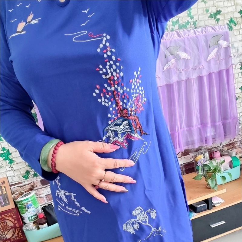 فستان نسائي تقليدي من فيتنام A - مراجعة Ao Dai Vietnam Dress وسعره