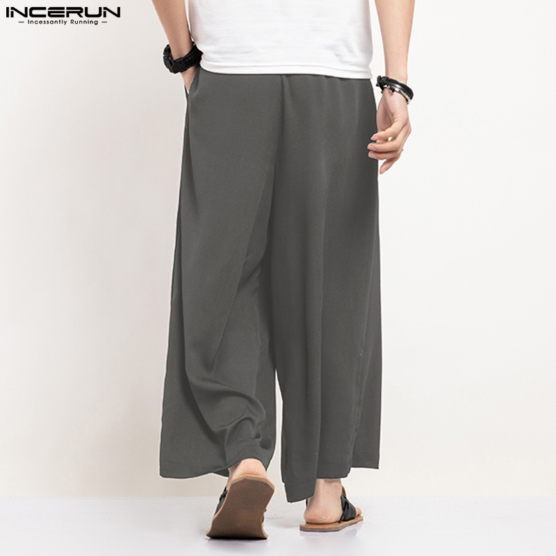 INCERUN الرجال بنطال ذو قصة أر - مراجعة Ethnic Fashion Men وسعره