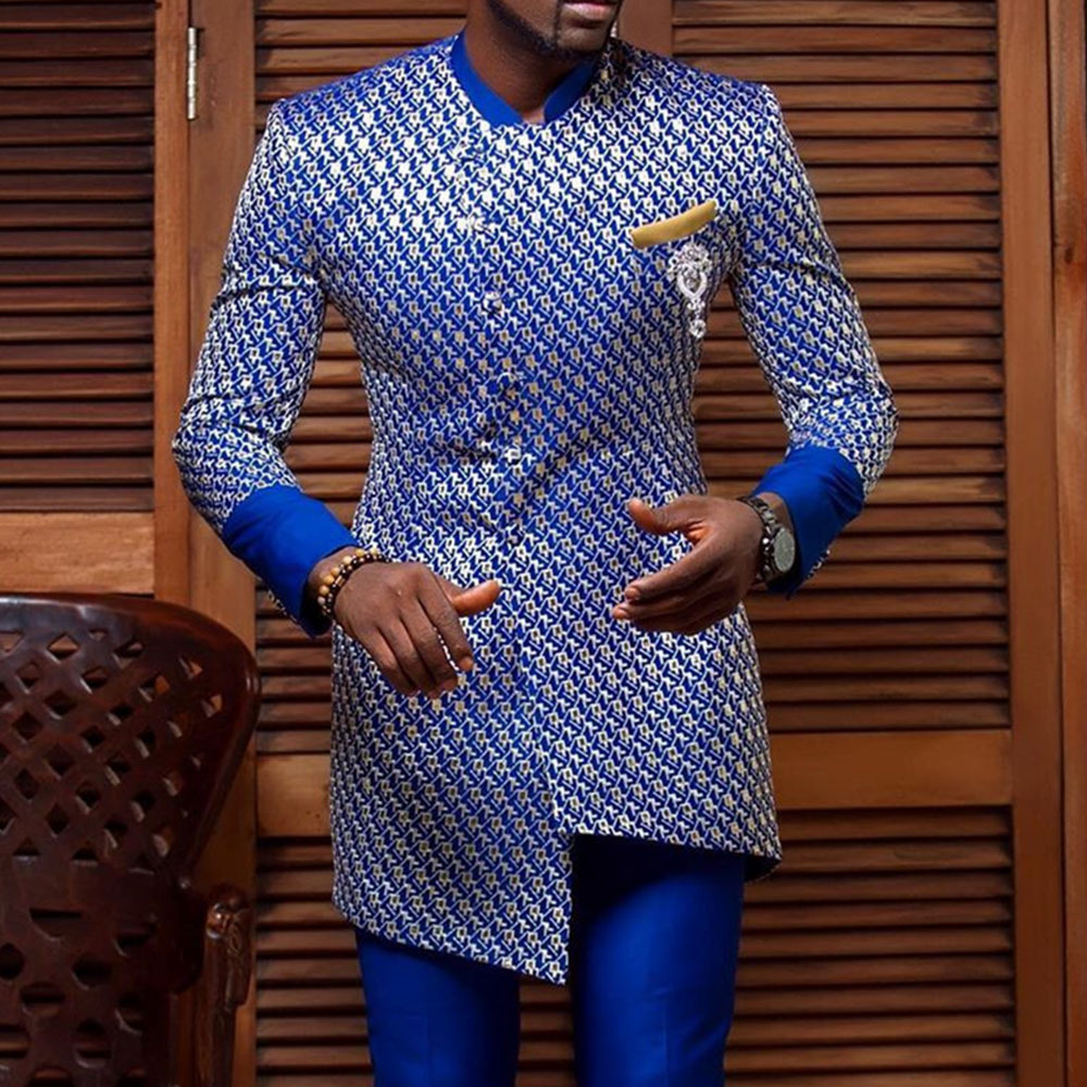 النمط الوطني الشباب الوقوف طوق - مراجعة Dashiki Shirt Men وسعره