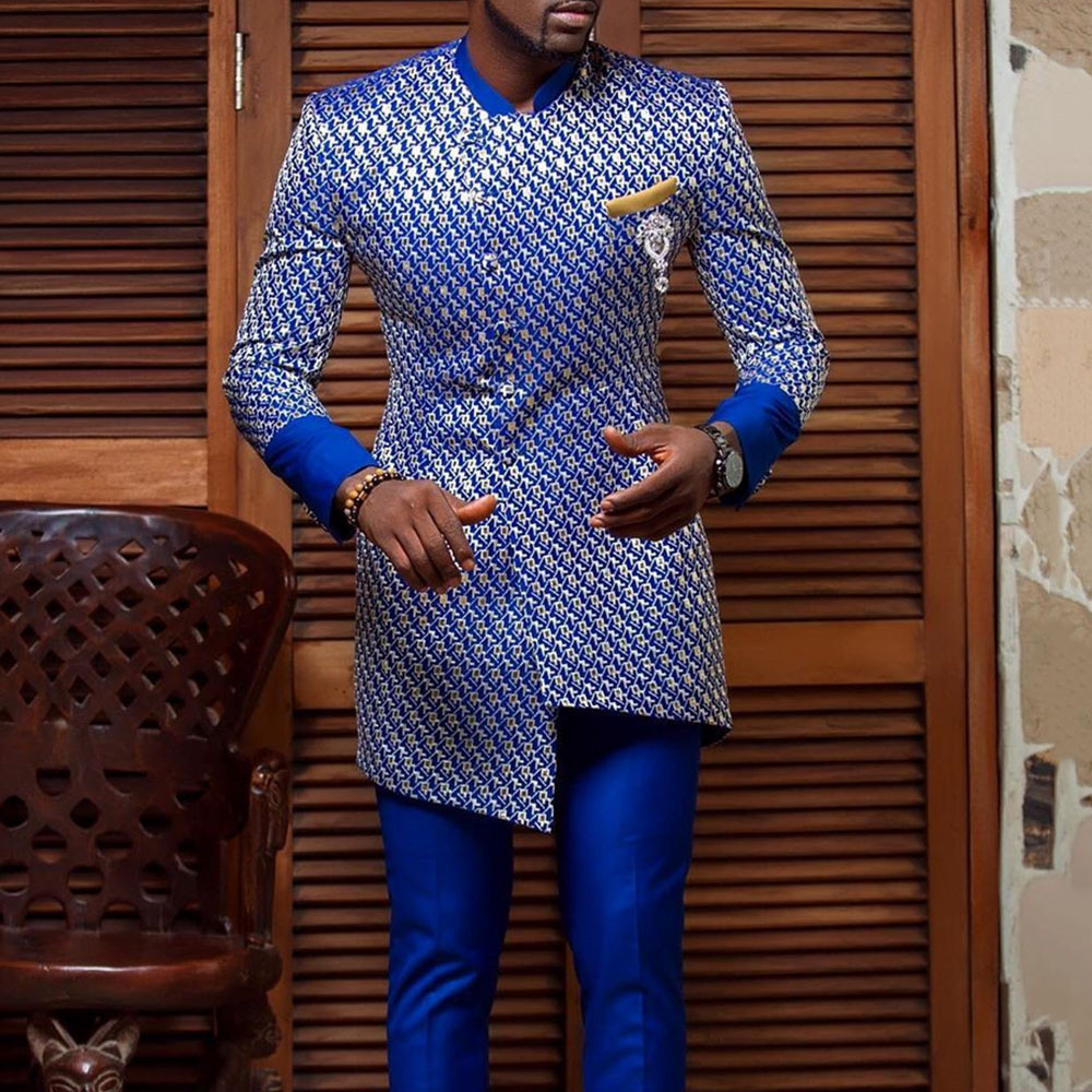 النمط الوطني الشباب الوقوف طوق - مراجعة Dashiki Shirt Men وسعره
