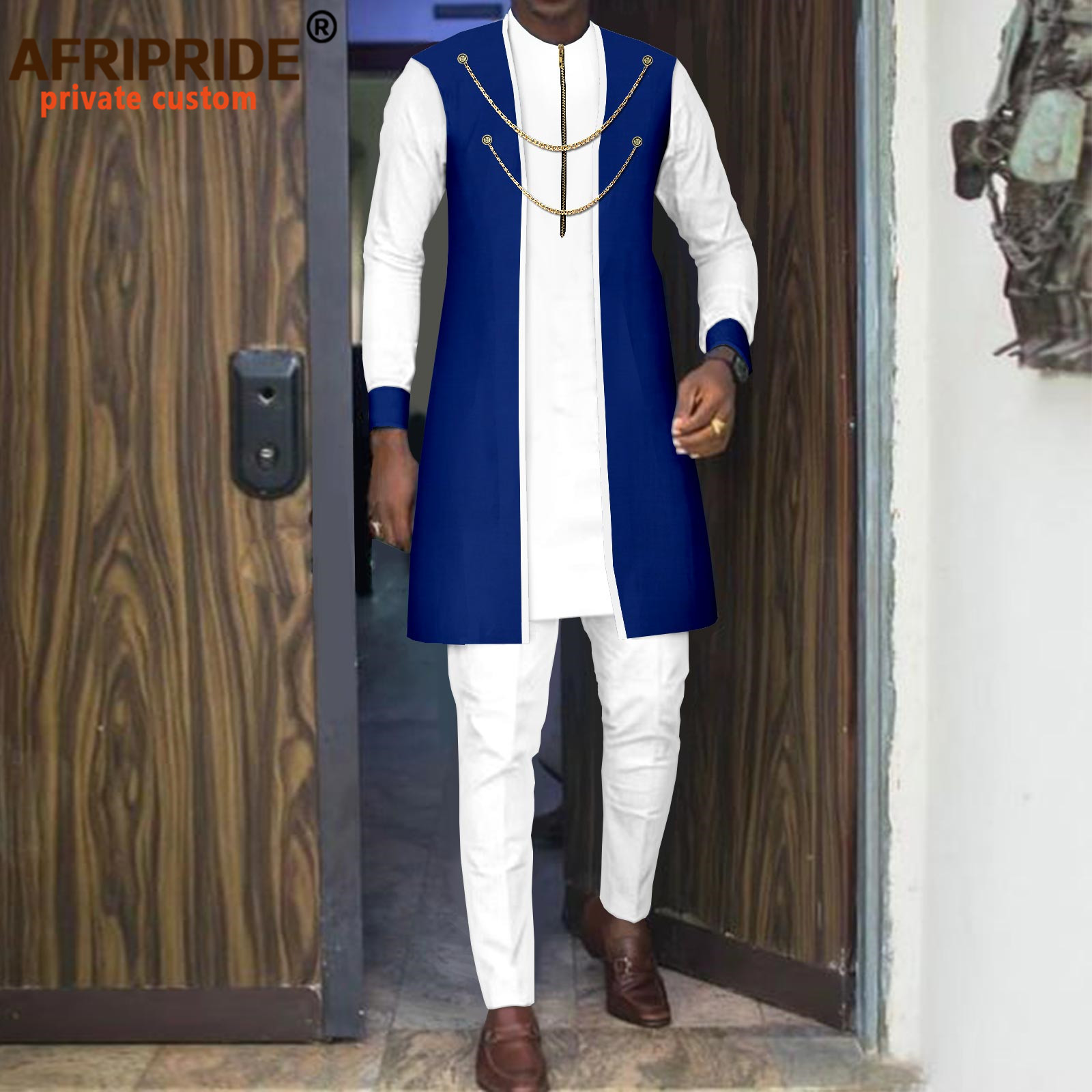 ملابس بازن ريتشي الأفريقية الر - مراجعة Dashiki Shirt Men وسعره