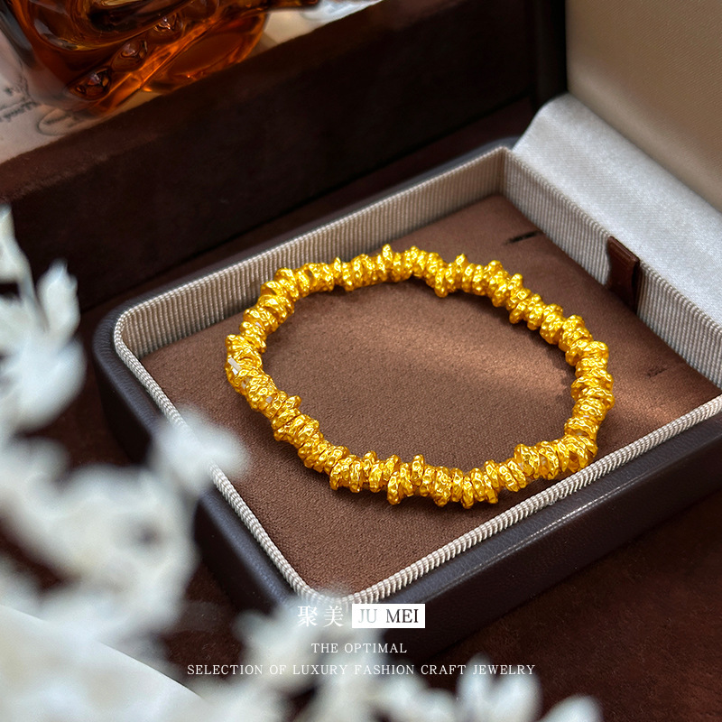 سوار ذهبي نسائي فاخر من الذهب  - مراجعة Ethnic Fashion Store وسعره